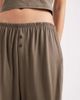 Loungeable Loungeable mix & match super soft jersey boxer straight leg pants in dark taupe-Neutral - 3