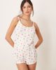 Loungeable Loungeable super soft cami and shorts set in floral print-Multi - 1