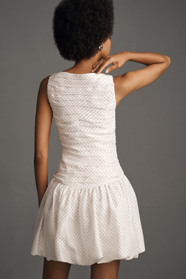lova drop waist dress Satin A Line Midi Dress With Turndown Collar main image 1