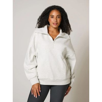 LOVALL LOVALL ALL SZN Oversized 1/4 Zip Sweatshirt