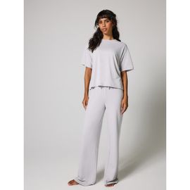 LOVALL LOVALL Soft Touch Wide Leg Lounge Set