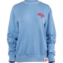 Love All Tennis Love All Tennis Women's Blue Fay Crew Neck Sweatshirt