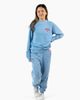 Love All Tennis Love All Tennis Women's Blue Fay Crew Neck Sweatshirt - 3