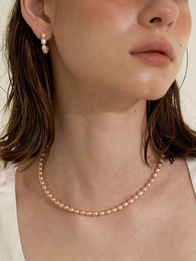 LOVE ME MONSTER Baby Pearl Choker