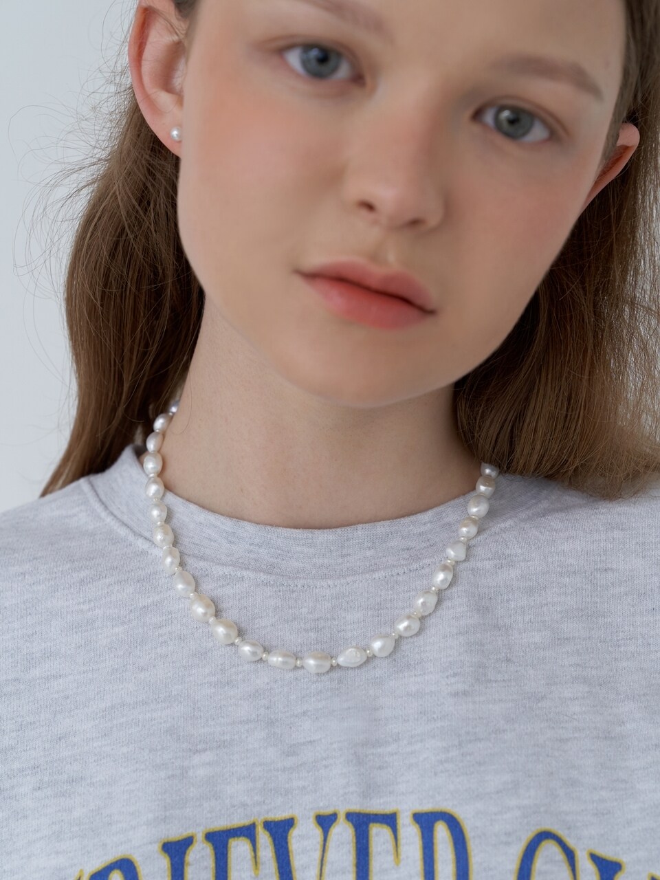 LOVE ME MONSTER Fongdang Pearl Necklace