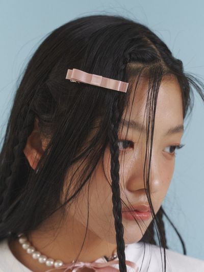 LOVE ME MONSTER Love Ribbon S Hair Pin (2 Set)