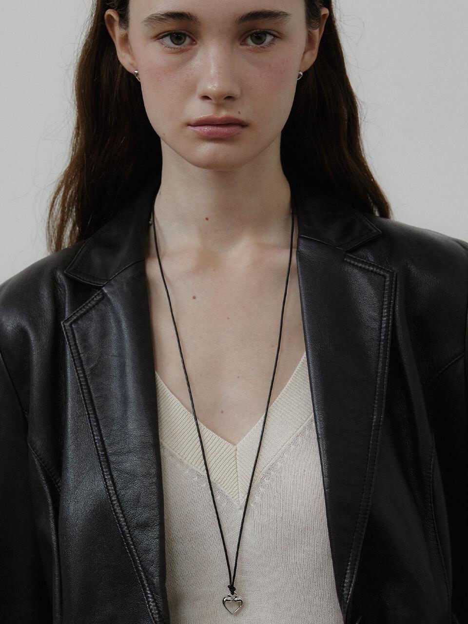 LOVE ME MONSTER Mont Long Leather Necklace (L243MNK040)