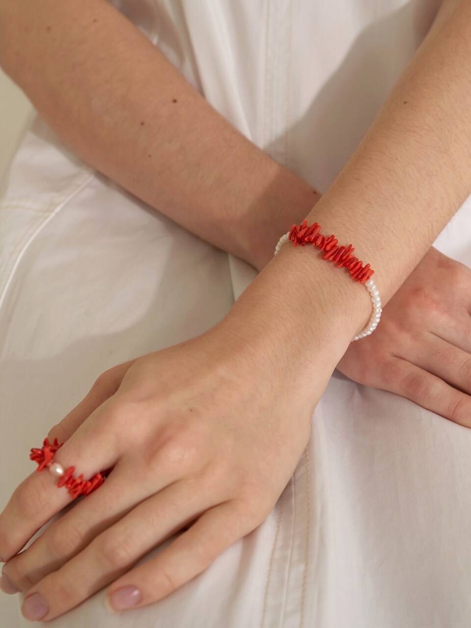 LOVE ME MONSTER Pearl Bracelet