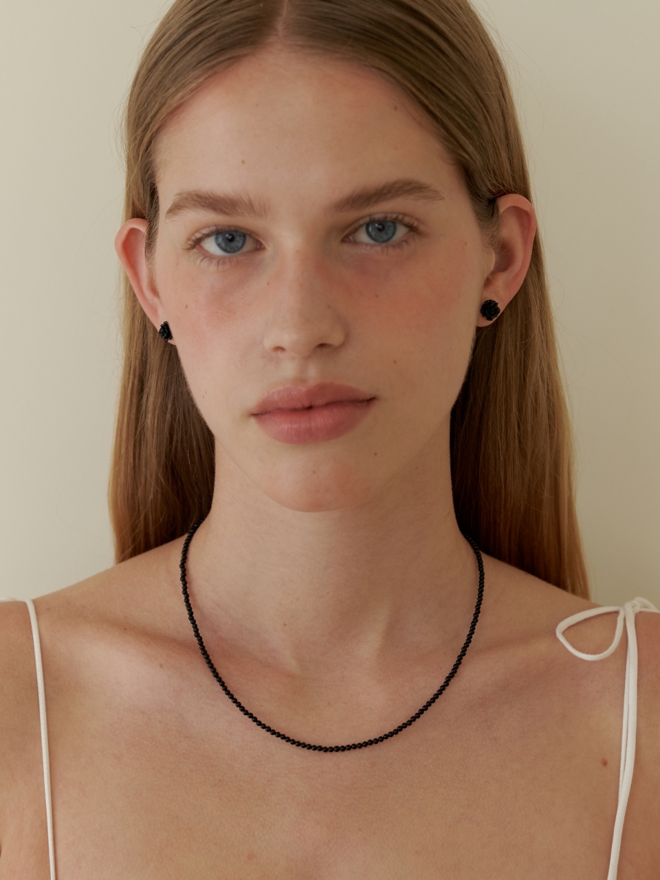 LOVE ME MONSTER Slim Onyx Necklace