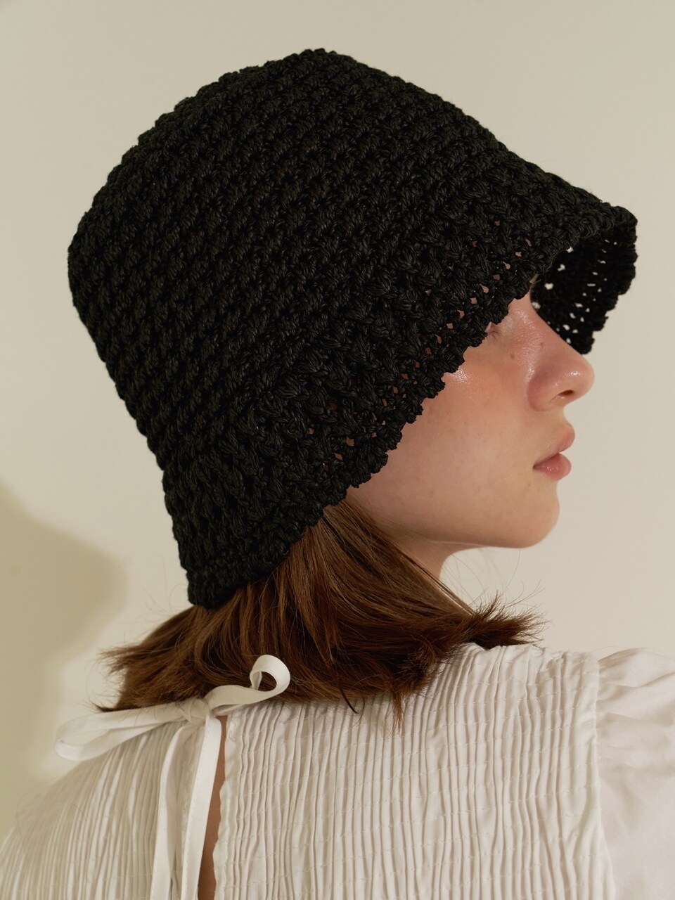 LOVE ME MONSTER Summer Bucket Hat_Black