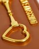 Love Moschino Love Moschino heart bit zip around wallet in tan brown - 4