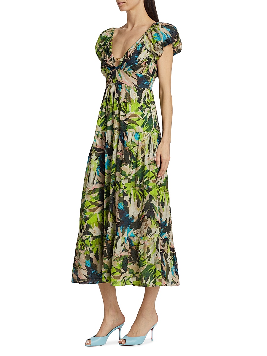 Love the Label - Women's Jane Floral Cotton Midi Dress