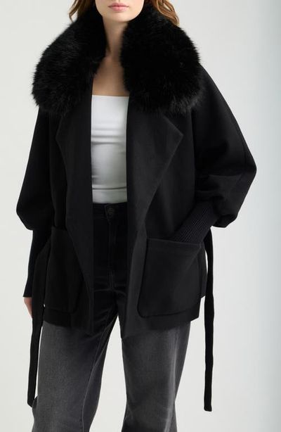 Love Token Love Token Halley Faux Fur Collar Jacket