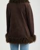Love Token Love Token Natalia Faux Suede Coat with Faux Fur Trim - 2