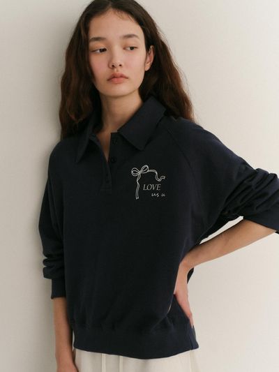 LOVE US U Leben Kara Sweatshirts_Navy