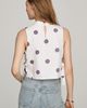 Love Wednesday Cotton Polka Dot Shell Top - 3