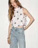 Love Wednesday Cotton Polka Dot Shell Top - 4