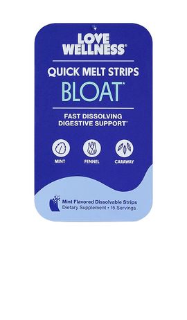 Love Wellness Love Wellness Quick Melt Strips Bloat