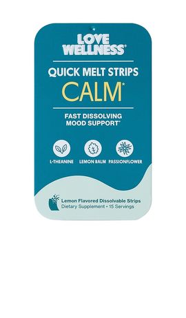 Love Wellness Love Wellness Quick Melt Strips Calm