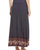 Loveappella Loveappella Border Print Roll Top Maxi Skirt - 2