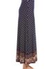 Loveappella Loveappella Border Print Roll Top Maxi Skirt - 3