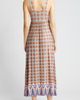 Loveappella Loveappella Border Print Sleeveless Jersey Maxi Dress - 2