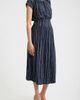 Loveappella Loveappella Cap Sleeve Smocked Waist Midi Dress - 3