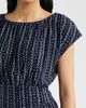 Loveappella Loveappella Cap Sleeve Smocked Waist Midi Dress - 4