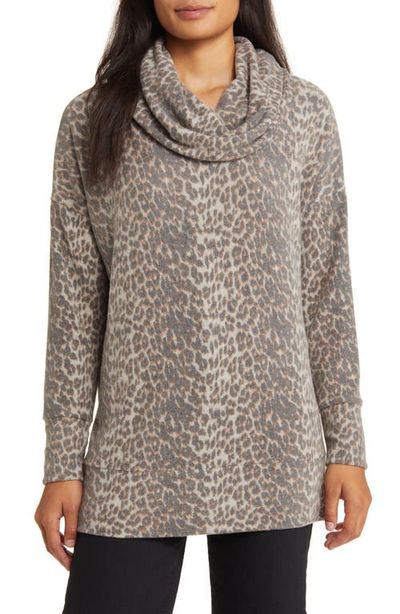 Loveappella Loveappella Cowl Neck Tunic