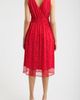 Loveappella Loveappella Cross Mesh Midi Dress - 2