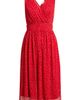 Loveappella Loveappella Cross Mesh Midi Dress - 5