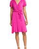 Loveappella Loveappella Faux Wrap Dress - 1
