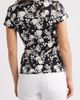 Loveappella Loveappella Floral Faux Wrap Top - 2