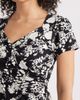 Loveappella Loveappella Floral Faux Wrap Top - 4