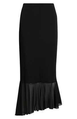 Loveappella Loveappella Flounce Midi Skirt