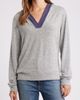 Loveappella Loveappella Hooded V-Neck Pullover - 1