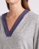Loveappella Loveappella Hooded V-Neck Pullover - 4