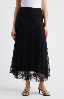 Loveappella Loveappella Lace Maxi Skirt
