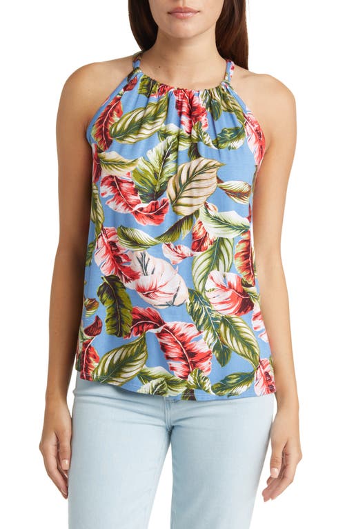 Loveappella Loveappella Leaf Print Tank