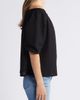Loveappella Loveappella Off the Shoulder Eyelet Top - 3