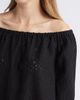 Loveappella Loveappella Off the Shoulder Eyelet Top - 4