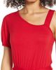 Loveappella Loveappella One-Shoulder Ruffle Hem Knit Dress - 4