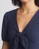 Loveappella Loveappella Polka Dot Puff Sleeve Midi Dress - 4