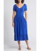 Loveappella Loveappella Short Sleeve Midi Dress - 1