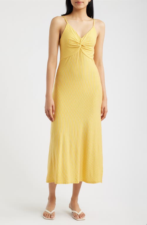 Loveappella Loveappella Strappy Twist Midi Dress