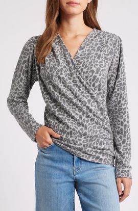 Loveappella Loveappella Wrap Top