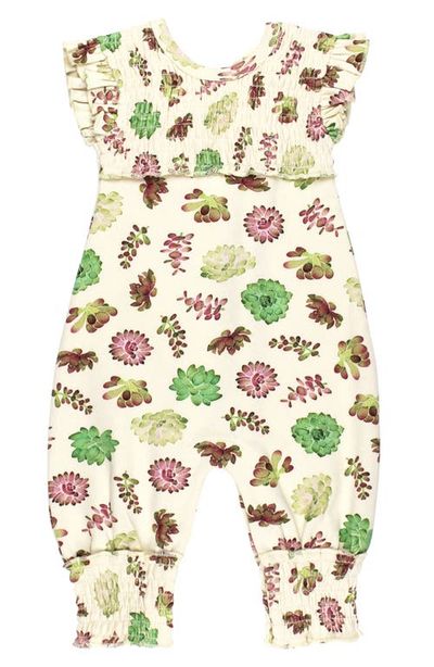 L'Ovedbaby L'Ovedbaby Cross Back Organic Cotton Romper