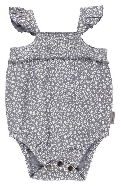 L'Ovedbaby L'Ovedbaby Floral Organic Cotton Gauze Bubble Romper