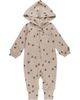 L'Ovedbaby L'Ovedbaby Print Organic Cotton Hooded Romper - 1