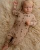 L'Ovedbaby L'Ovedbaby Print Organic Cotton Hooded Romper - 5